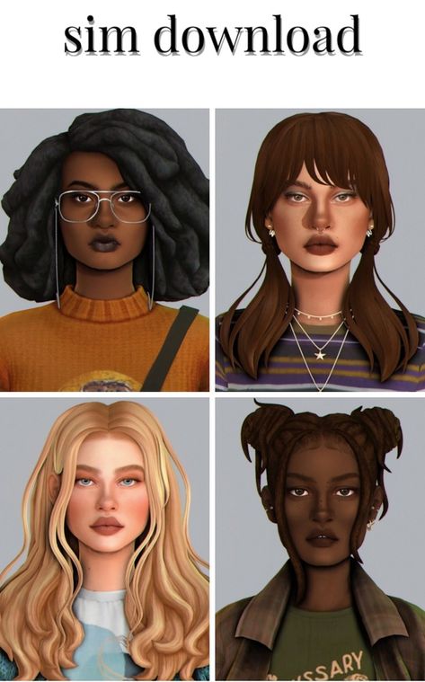 A LITTLE GIFT FOR U, THANKS FOR BEING HERE 🤍 | Mandy Sims on Patreon Sims 4 Cc Maxis Match Spring, Steve Harrington Sims 4 Cc, Sims4 Character Ideas, Sims 4 Spotlight Cc, Ts4 Wickedwhims Cc, Syd Mac Sims 4, Sims 4 Npc Makeover, Popular Sims 4 Cc, Sims4 Cc Hairstyles