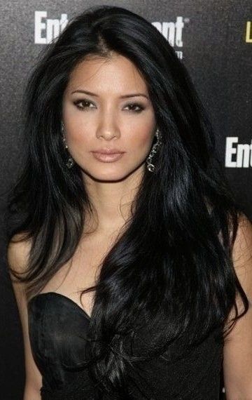 Black Hair Celebrities, Asian Supermodel, Megan Fox Hair, Brunette Black Hair, Kelly Hu, Jet Black Hair, Exotic Women, Girls Hairstyles Braids, Amazing Pics