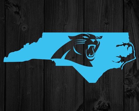 Panther Pride, Luke Kuechly, Panther Nation, Carolina Panthers Football, Frat Coolers, Silhouette Logo, Panthers Football, Carolina Girl, Home Team