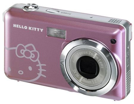 Hello Kitty Camera, Pink Digital Camera, Japan And Korea, Pink Camera, Hello Kitty Merchandise, Cute Camera, Retro Gadgets, Cute Character, Gadgets Technology Awesome