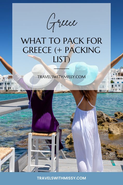 Vacation Greece Outfit, Packing List Greece Summer, Traveling To Greece Packing Lists, How To Pack For Greece In A Carry On, Vacation To Greece Outfits, Packing List For Greece In Summer, Packing For Greece In May, Greece Travel Essentials, What To Pack For Greece In October