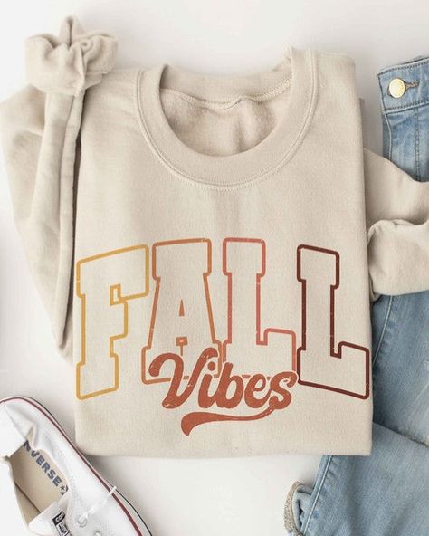 FALL called and we ANSWERED ☎️🍂 SHOP All your fall graphics in one place! Search “FALL VIBES GRAPHIC SWEATSHIRT” milaraeboutique.com (20% off code “take20”) Fall Hayride Outfit, Hayride Outfit, Fall Graphics, Winter Love, Fall Clothes, Graphic Tops, Fall Aesthetic, Fall Sweatshirt, Fall Sweaters