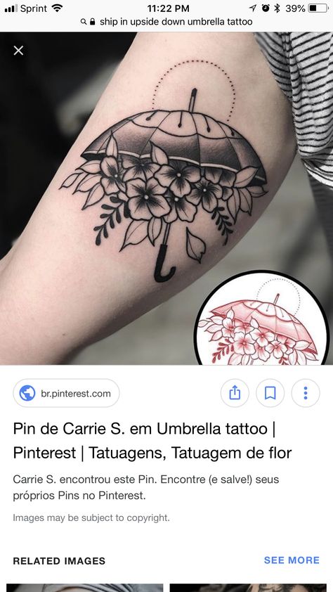 Rain Tattoo, Umbrella Tattoo, Famous Tattoo Artists, Elements Tattoo, No Rain, Time Tattoos, Piercing Tattoo, Love Tattoos, Tattoo You