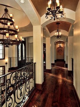 Luxurious Hallway, Ruangan Studio, Mediterranean Mansion, Mediterranean Interior, Tuscan Design, Mediterranean Style Homes, Mediterranean Home Decor, Tuscan House, Tropical Home Decor