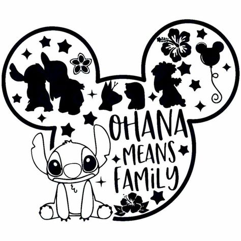 Deco Disney, Disney Silhouette, Disney Silhouettes, Free Characters, Images Disney, Disney Up, Ohana Means Family, Image Svg, Disney Designs