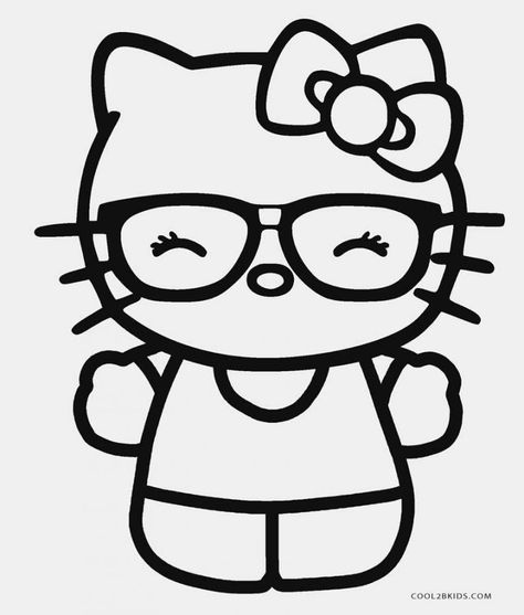 Free Printable Hello Kitty Coloring Pages For Pages | Cool2bKids Printable Hello Kitty Coloring Pages, Printable Hello Kitty, Hello Kitty Coloring Pages, Kitty Coloring Pages, Hello Kitty Imagenes, Hello Kitty Colouring Pages, Hello Kitty Printables, Cat Coloring Book, Hello Kitty Crafts