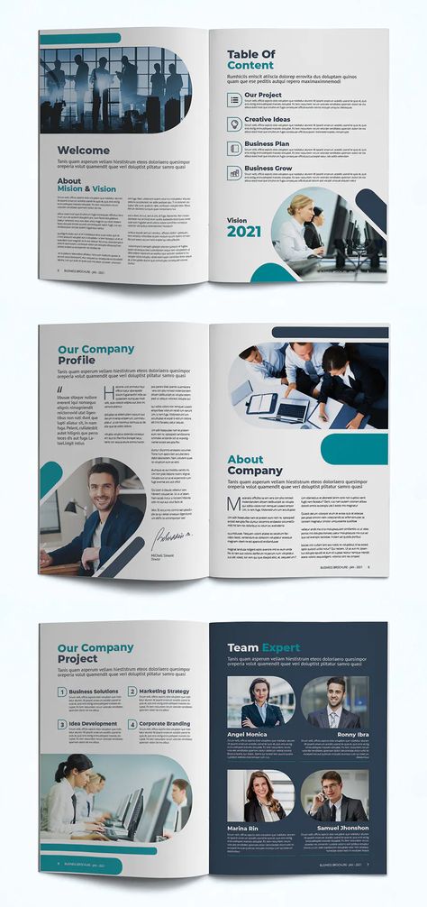 Business Brochure Template PDF, PSD - 12 pages One Page Brochure, Opening A Business, Brochure Layout, Brochure Design Template, Corporate Business, Company Profile, Business Brochure, First Page, Brochure Template