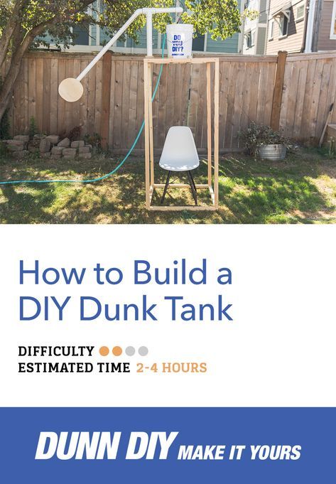 Dunk Tank Ideas, Diy Dunk Tank, Dunking Booth, Fall Festival Games, Dunk Tank, Outside Games, School Carnival, Diy Tank, Family Fun Day