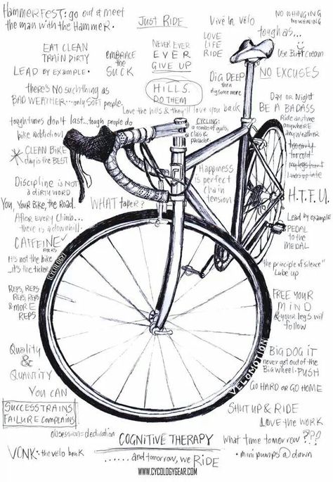 Cycling Cycling Inspiration, Cycling T Shirts, Cognitive Therapy, Velo Vintage, Cycling Quotes, Cycling Motivation, I Want To Ride My Bicycle, Bicycle Maintenance, Cycling Wear