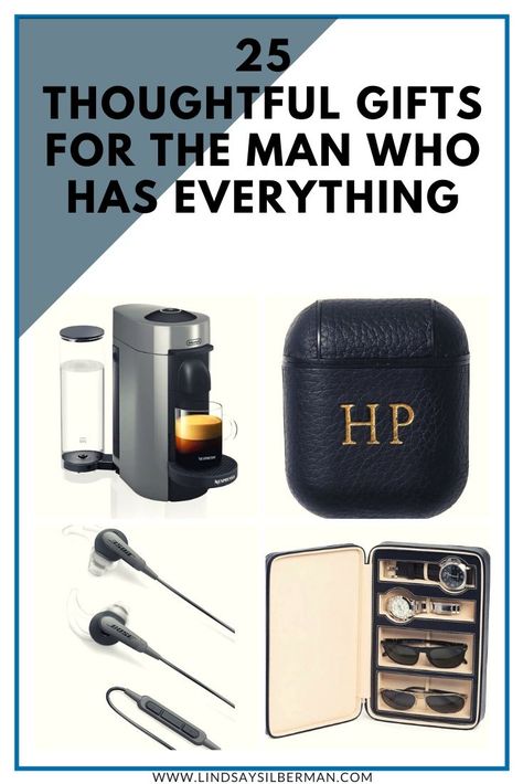 From tech gifts and affordable luxury items to last-minute Amazon finds, these ideas will solve all of your holiday present woes. 25 clever gifts for your husband, boyfriend, friend or family member. #holidaygiftsformen #holidaygiftguide #giftguideforhim Big Gifts For Husband, Gifts For Boyfriend Amazon, Expensive Boyfriend Gifts, Boyfriend Amazon Gifts, Aluminum Gifts For Him, Men Amazon Finds, Expensive Birthday Gifts For Boyfriend, Luxury Items For Men, Cool Tech Gifts For Men