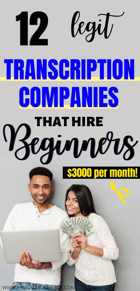 Transcription Jobs From Home, Transcription Jobs For Beginners, Typing Jobs From Home, Wfh Job, Legit Online Jobs, Work From Home Careers, Easy Online Jobs, Work From Home Companies, Typing Jobs