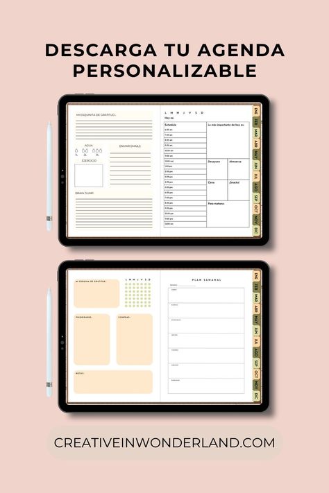 Event Organizer Planners, Korean Planner, Aesthetic Planner Template, Planner Cover Ideas, Business Planner Organization, College Planner Printables, Planner Organization College, Yearly Planner Printable, Template Study