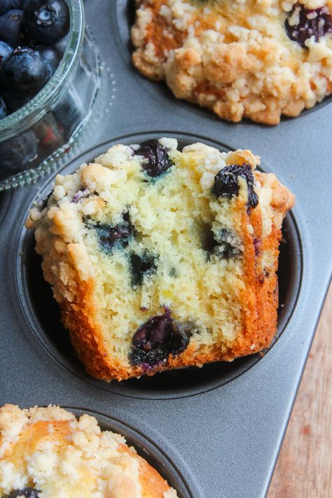 Best Lemon Blueberry Muffins, Best Muffins Ever, Tim Hortons Blueberry Muffins Recipe, Bakery Blueberry Muffins, Healthy Lemon Blueberry Muffins, Taffey Bakery, Gathering Recipes, Christmas Breakfasts, Lemon Blueberry Muffins Recipe