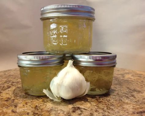 Roasted Garlic and White Wine Jelly Recipe - Food.com Garlic Jelly, Wine Jelly Recipe, Canning Jelly, Picky Bits, Flavored Vinegars, Jam Making, Wine Jelly, Lavender Recipes, Canning Jam