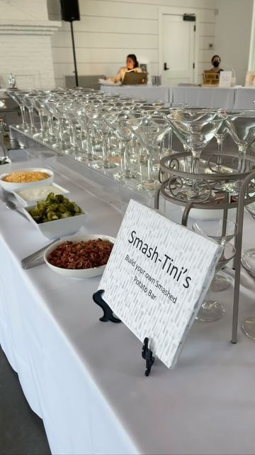 Mash Potatoes Bar Wedding, Mashed Potatoes Wedding, Mashed Potato Wedding Bar, Mash Potato Bar Wedding, Mashed Potatoes Bar Wedding, Potato Bar Ideas Wedding, Mashed Potato Bar Wedding Receptions, Wedding Potato Bar, Mashed Potato Bar Party