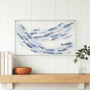 Coastal Wall Art Above Bed, Coastal Home Wall Decor, Coastal Grandmother Wall Art, Beach Office Decor Coastal Style, Coastal Bathroom Wall Decor, Beach Apartment Decor Coastal Style, Coastal Accent Wall, Nautical Bedroom Ideas, Seaside Decorating