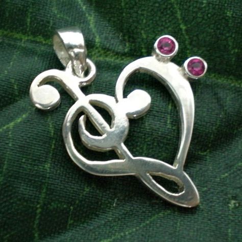 Treble & Bass Clef Heart Pendant by yhtanaff on Etsy, $30.00 Bass Clef Jewelry, Music-themed Heart-shaped Jewelry Gift, Silver Heart-shaped Music-themed Jewelry, Music Note Jewelry, Silver Music-themed Necklace For Gift, Music-themed Silver Pendant Necklace, Music Note Necklace, Jewelry Booth, Music Heart