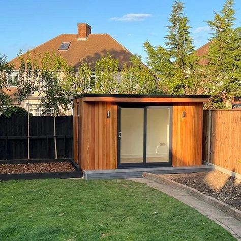 My Retreat Garden Rooms on Instagram: "Another beautiful garden Retreat complete ✅️ This 4m x 2.5m in Worcester Park is clad in Canadian Western Red Cedar with a fresh coat of…" Worcester Park, Bin Shed, Garden Retreat, Garden Rooms, Western Red Cedar, Red Cedar, Worcester, Garden Room, Beautiful Gardens