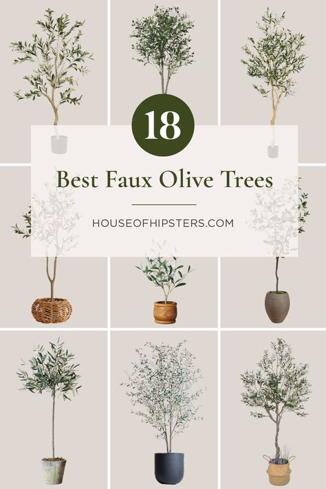 Shop these artificial olive trees for your home. Decorating With Olive Branches, Olive Tree In Living Room, Olive Tree Decor Ideas, Faux Olive Tree Bedroom, Fake Olive Tree Home Decor, Olive Tree Faux, Olive Tree Decor, Faux Olive Tree Indoor Amazon, Large Artificial Olive Tree