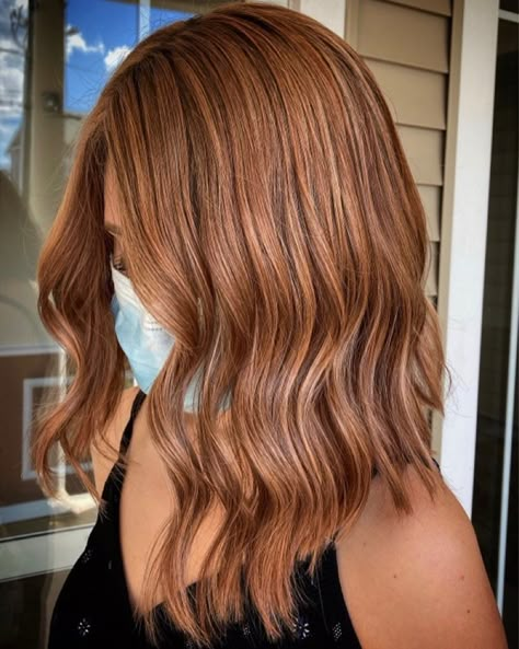 Rusty Copper Hair, Rusty Hair Color, Cinnamon Gold Hair Color, Light Brown And Copper Hair, Auburn Summer Hair Color, Rusty Ginger Copper Hair, Rusty Brown Hair, Hair Color Ideas Copper, Gingerbread Hair