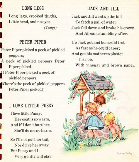 Creepy Nursery Rhymes, Nursery Rhymes Preschool Crafts, Nursery Rhyme Party, Nursery Rhymes Poems, Old Nursery Rhymes, Nursery Rhymes Lyrics, Nursery Rhymes Preschool, Childrens Poems, Childrens Poetry