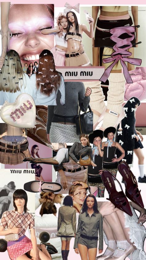 #miumiu#collage#fashion#runway#clothes#glitter High Fashion Wallpaper, Fashion Marketing Portfolio, Candy Moodboard, Runway Fashion Aesthetic, Andrea Core, Runway Clothes, Textile Book, Marketing Portfolio, Fashion Presentation