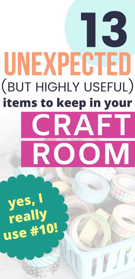 Craft Room Supply List, Organizing Crafting Supplies, Craft Room Supplies, How To Organize Craft Supplies Diy, Crafting Must Haves, Homemade Craft Supplies, Craft Room Sign Ideas, Amazon Craft Room Must Haves, Craft Room Must Haves