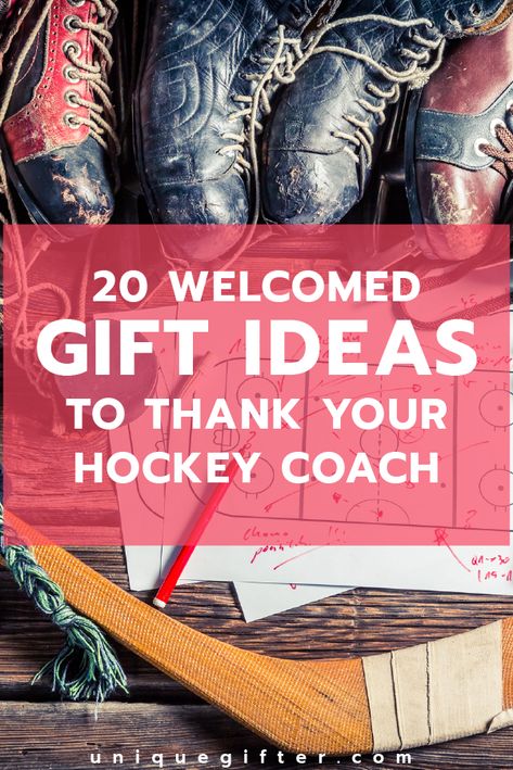 Welcomed Thank You Gift Ideas for Hockey Coaches | Hockey Coach Thank Yous | Presents for Coaches | Ways to Show Appreciation | End of Season Celebration | Awards Banquet Hockey Coach Thank You Card, End Of Year Coach Gifts, Hockey Coach Christmas Gift Ideas, Hockey Awards Ideas, Coach Gift Hockey, Hockey Coach Gift Ideas Diy, Gifts For Hockey Coach, End Of Season Hockey Gifts Kids, Hockey Coach Quotes