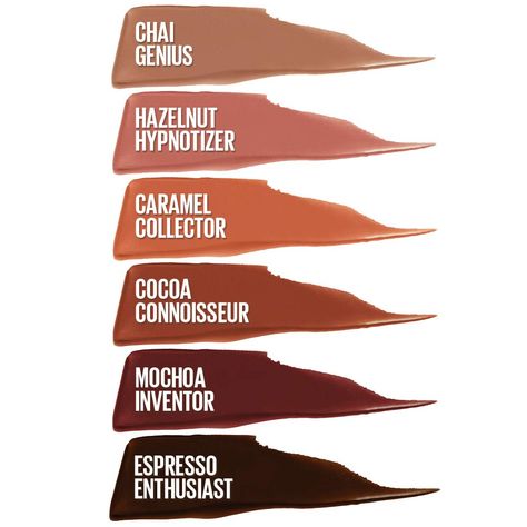 Maybelline New York SuperStay Matte Ink Liquid Lipstick, Coffee Edition, Caramel Collector, 0.17 Ounce Caramel Lipstick, Lipstick Remover, Coffee Lipstick, Perfect Red Lipstick, Bb Creams, Liquid Matte Lipstick, Maybelline Super Stay, Maybelline New York, Eye Looks