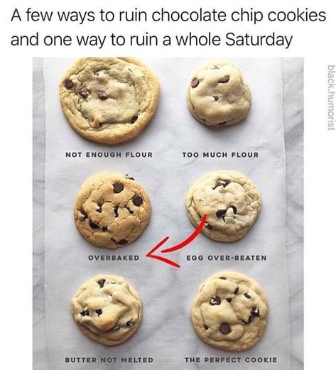 What do your cookies usually look like? I guess I don’t add enough flour to mine  •  Follow @healthyselfcare for more posts❤️ Best Soft Chocolate Chip Cookies, Soft Chocolate Chip Cookies Recipe, Diy Dessert, Soft Chocolate Chip Cookies, Easy Chocolate Chip Cookies, Perfect Chocolate Chip Cookies, Chocolate Cookie Recipes, Food Charts, Chewy Chocolate Chip