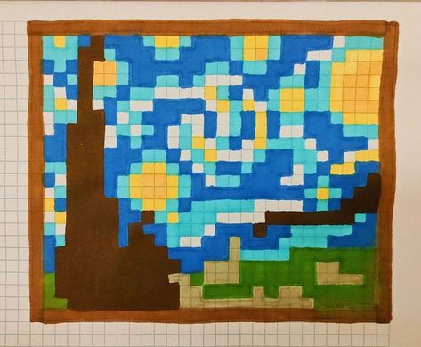 Pixar Aesthetic, Art Vincent Van Gogh, Art Van, Journal Ideas Pages, Perler Bead Art, Vincent Van, Bullet Journal Ideas Pages, Perler Bead, Bullet Journal Ideas