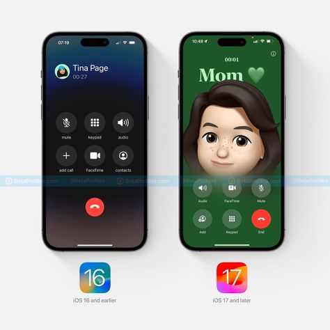 Beta Profiles on X: "Do you like the new call screen in iOS 17? I sometimes accidentally tap the Keypad or FaceTime button when trying to end a call 🤣 https://t.co/nrWjze5eMm" / X Call Screen, Ios 17, App Ui, A Call, Tap, Ios, Screen