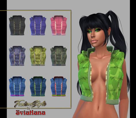 Sims 4 Cc Vest, Dress With A Hood, Cc Shoes, Sims 4 Cc Shoes, Sims Four, Sims 4 Collections, Alpha Female, Best Mods, Cc Finds