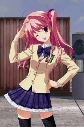 Rimi Sakihata | Visual Novel - Chaos;Head Love Chu☆Chu! | Birthday - July 3 Chaos Head, Head Games, Body Reference Drawing, Student Girl, Old Anime, July 3, Manga Characters, Visual Novel, Light Novel