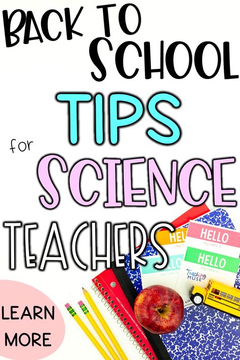 6 Back to School tips for the Upper Elementary science teacher...whether it's year one or year thirty-one! With so many things to consider (ie. supplies, classroom management, blended learning, etc), let's break it down together. Check it out on my blog, here! Back To School Science, Elementary Science Teacher, Physical Science Activities, Middle School Tips, Sixth Grade Science, Life Science Activities, Build Classroom Community, Science Room, All About Me Activities