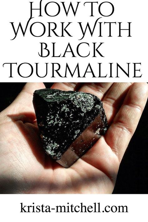 Black tourmaline is a high frequency crystal that helps to neutralize and clear negative energy, and protect you from harmful vibes. Here’s how to work with it in crystal therapy, your home, and in your everyday life. Crystal Work, Crystal Uses, Clear Negative Energy, Black Tourmaline Crystal, Crystals Healing Properties, Spiritual Crystals, Crystal Therapy, Meditation Crystals, Crystal Healing Stones