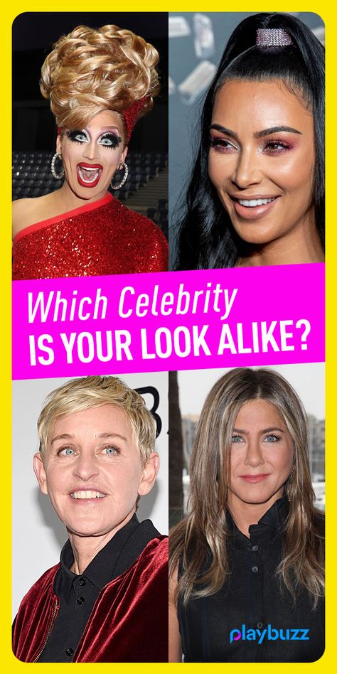 Which Celebrity Is Your Look Alike? - Ever wonder which iconic celeb is your doppelganger? Take this quiz to find out the truth! ************ Playbuzz Quiz Quizzes Personality Quiz Buzzfeed Quiz My Celebrity Look Alike, Buzzfeed Personality Quiz, Buzzfeed Quizzes Disney, Celebrity Doppelganger, Personality Quizzes Buzzfeed, Quizzes Funny, Best Buzzfeed Quizzes, Playbuzz Quizzes, Fun Personality Quizzes