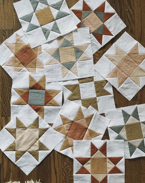 Folk Quilt, Patchwork Inspiration, Star Quilt Patterns, Star Quilts, My Summer, Barn Quilts, Naturally Dyed, Quilting Crafts, Star Quilt