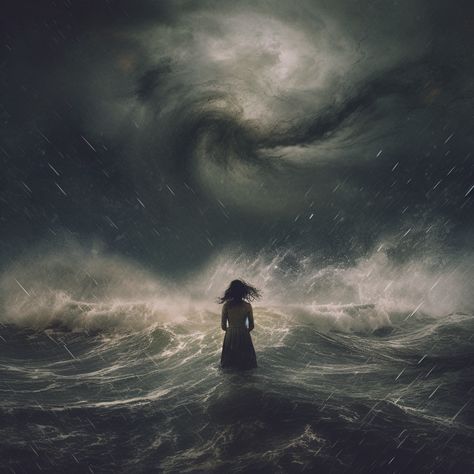 Storm Tattoo, Era Victoria, Ocean Storm, Storm Art, Sea Storm, Specific Person, Eye Of The Storm, Magic Aesthetic, Fantasy Aesthetic