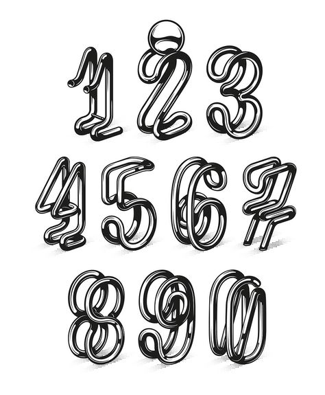 Heavy Metal Font, Black Metal Font, Numbers Typography, 16 Tattoo, Sign Fonts, Graffiti Lettering Fonts, 타이포그래피 포스터 디자인, Typo Logo, Graffiti Font