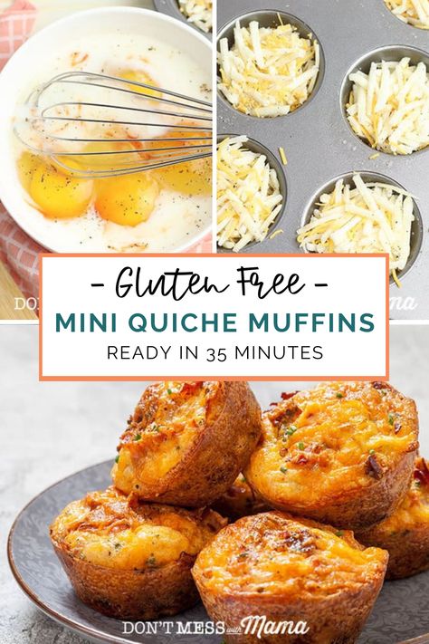 Gluten Free Quiche, Quiche Muffins, Gluten Free Brunch, Healthy Breakfast Recipe, Gf Breakfast, Perfect Healthy Breakfast, Gluten Free Kids, Gluten Free Breakfast, Gluten Free Recipes For Breakfast