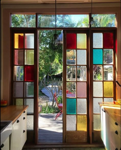 Wall Art Diy Paint, Stained Glass Door, Traditional Wall Art, زجاج ملون, Deco Originale, Home Luxury, Glass Blocks, Do It Right, Style At Home