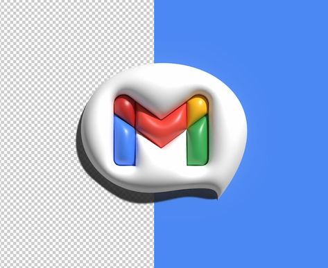 Gmail logo 3d transparent psd file. | Premium Psd #Freepik #psd #media-icon #phone-logo #skype-icon #messenger-logo Skype Icon, Gmail Logo, Twice Logo, Gmail Icon, Aesthetic Motivational Quotes, Basic Computer Skills, Business Woman Aesthetic, Netflix Logo, Game Tattoo