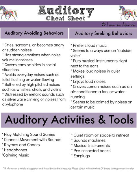 Auditory System: Sensory Processing Explained Auditory Processing Disorder, Sensory Disorder, Auditory Processing, Occupational Therapy Activities, Sensory Diet, Pediatric Occupational Therapy, Processing Disorder, Sensory Integration, Sensory Issues