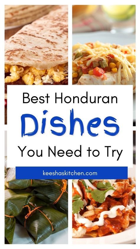 Are you looking for the best Honduran dishes? Great that you've come across this article. Here are 10 Honduran dishes that you have to try when you're in Honduras! Check it out. Healthy Latin Recipes, Honduras Food, Honduran Recipes, Salvadorian Food, Carribean Food, Popular Dishes, Smoked Cheese, Homemade Tomato Sauce, Country Cooking