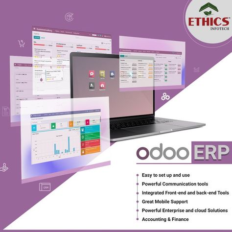 Odoo ERP is an ERP Solution for Your Business with lot's of limitless possibilities that takes customer experience to a whole new level #odoo #erp #odooerp #odooapps #software #odoodevelopment #erpsoftware #openerp #odoomodule #odoodevelopmentcompany #business #odoocustomization #odoopartner #erpimplementation #service #odoosystems #erpsystem #ethicsinfotech #vadodara Odoo Erp, Erp System, Communication Tools, Accounting And Finance, Customer Experience, Communication, Digital Marketing, Finance, It Works