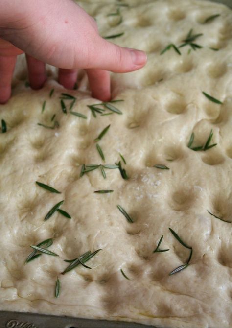 Rosemary Focaccia Poolish Recipe, Rustic Cooking, Rosemary Focaccia, Rosemary Bread, Focaccia Bread Recipe, Homegrown Food, Learn Italian, Focaccia Bread, Italian Recipes Authentic