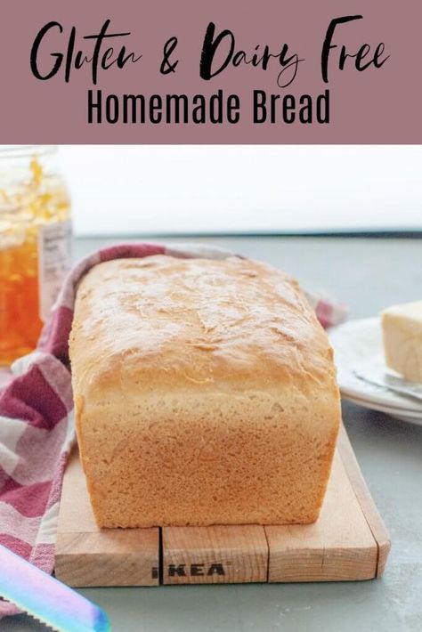 Egg Free Bread Recipe, Gluten Free Egg Free Bread, Wheat Free Bread, Gluten Free Vegan Bread, Dairy Free Bread, King Arthur Gluten Free, Pain Sans Gluten, Gluten Free Recipes Bread, Gluten Free Egg Free