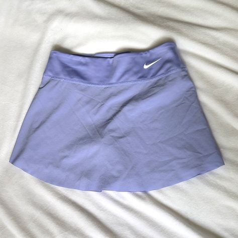 Lavender/Lilac/Light Purple Tennis/Golf Dri-Fit Nike Skirt With Shorts Underneath! Nwot. Size Small Youth, But Would Fit Anyone With A 24-25” Waist. Measurements: 12” Waist, 11.5” Length. Has Not Been Worn Since I Got The Wrong Size! Any Questions, Just Let Me Know :) #Skirt #Nike #Golf #Tennis #Drifit Light Purple Skirt, White Nike Tennis Skirt, Pink Tennis Skirt, White Pleated Tennis Skirt, Nike Skirt, Skirt With Shorts Underneath, Brown Maxi Skirts, Nike Tennis Skirt, Fitted Midi Skirt