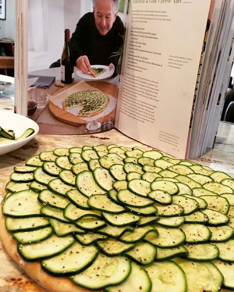 Zucchini And Goat Cheese, Goat Cheese Tart, Cheese Tart, Ina Garten Recipes, Popsugar Food, Summer Veggies, Easy Zucchini, Cheese Tarts, Cold Salad